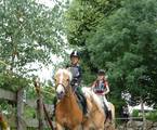 Reiter am Reitplatz